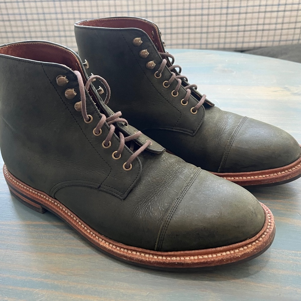 Grant Stone Cap Toe Boot Forest Kudu, Men’s Size 8.5 E